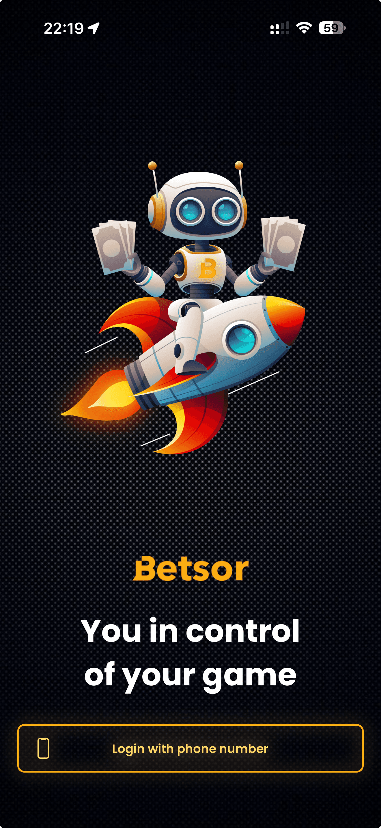 Betsor product screen 1