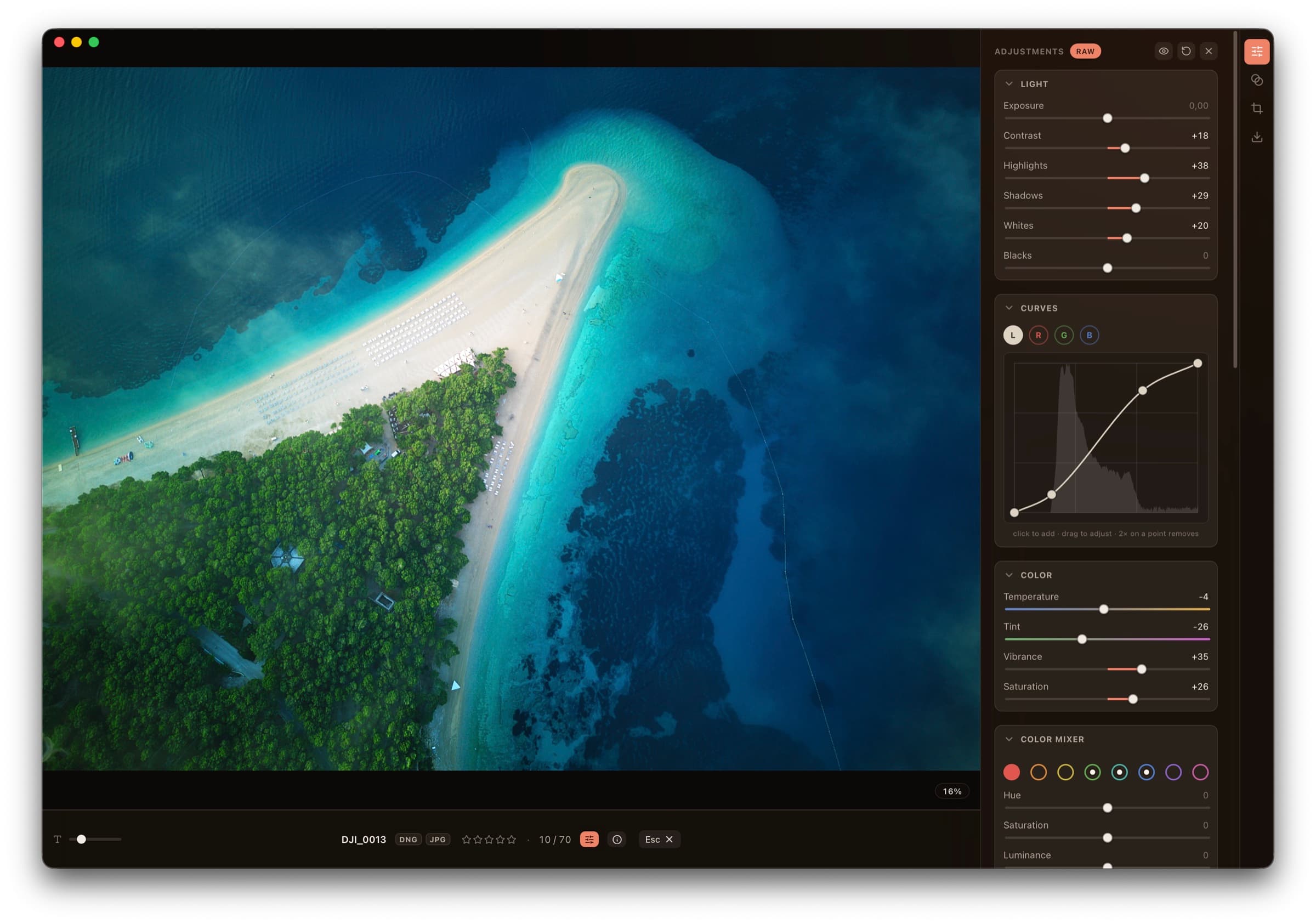 Curate for macOS product screen 3