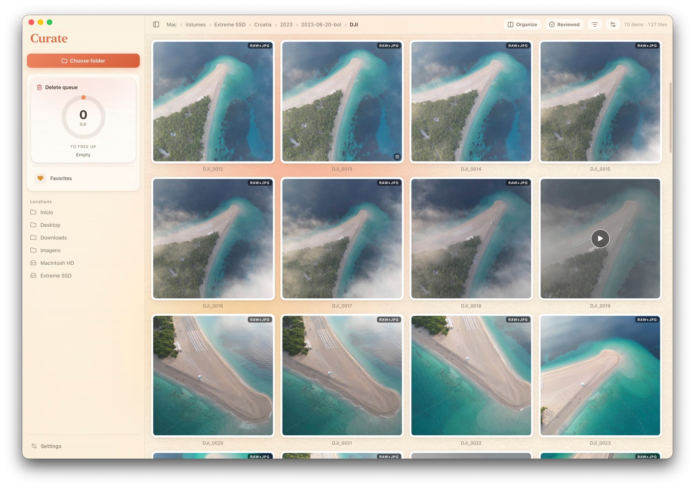 Curate for macOS product screen 2