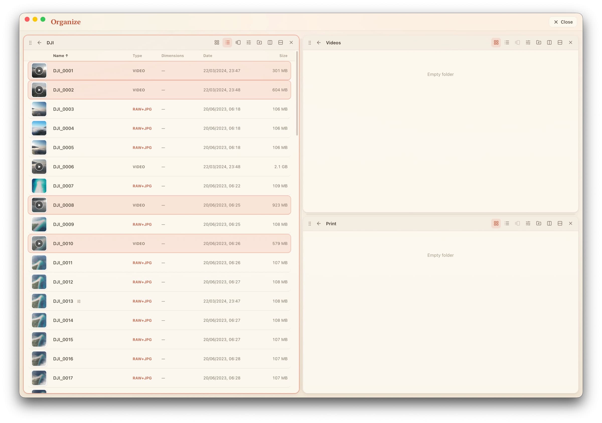 Curate for macOS product screen 4