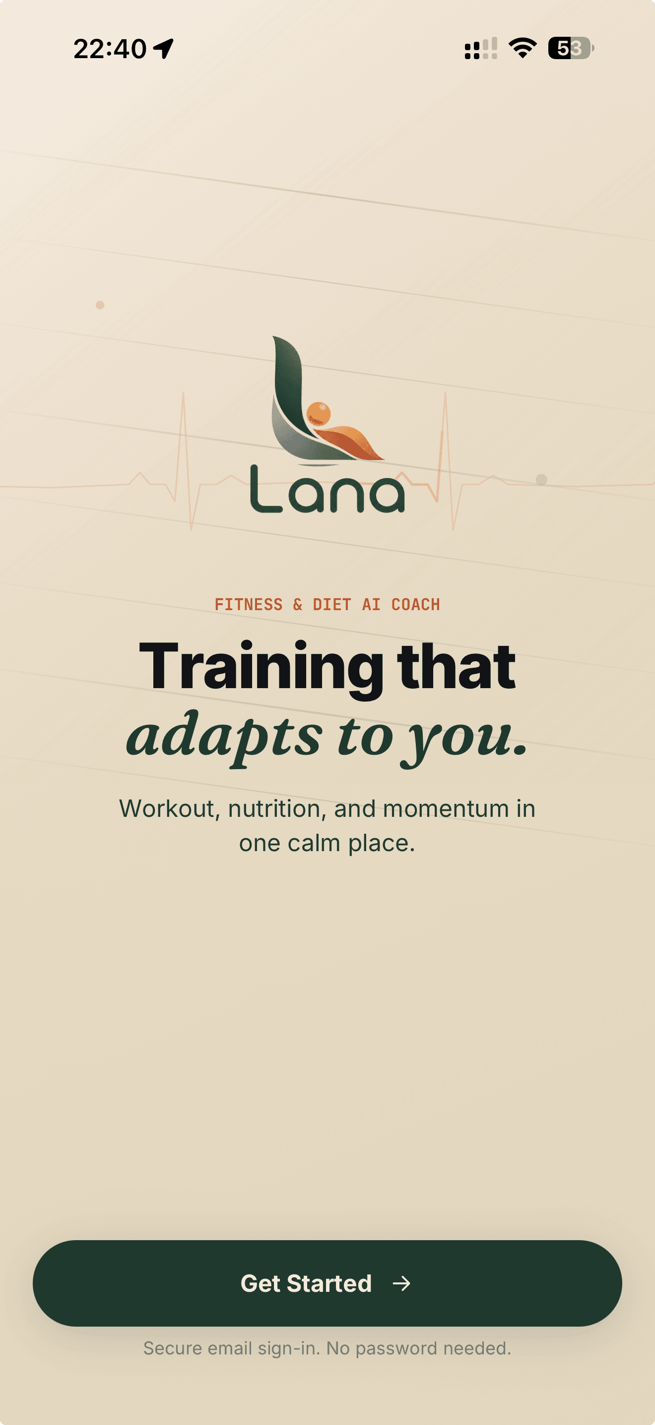 Lana product screen 1
